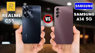 Realme C55 vs Samsung A14 5G |price| Comparison| A14 5g vs C55 @wraztech