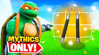 The NINJA TURTLES Mythic Challenge! - Fortnite