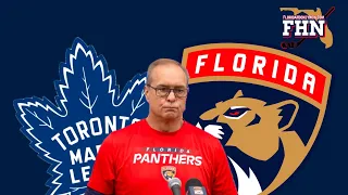 Paul Maurice: Panthers Practice: Toronto Maple Leafs at Florida