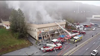 Commercial Building Fire - Pottsville, Pa. - 04/14/2021