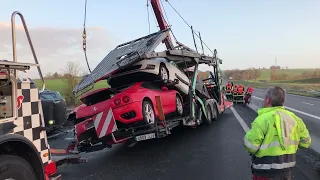 Spectaculaire accident de poids lourd sur la RN 10 à Mansle