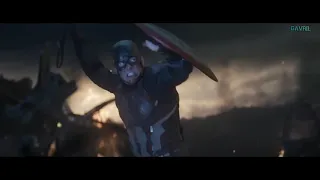 Capitán América vs Thanos con música de Linkin Park de fondo