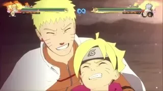 FATHER-SON RASENGAN | Storm 4 DLC Pack 1 | Naruto + Boruto Team Ultimate Jutsu!