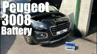 Peugeot 3008 Battery Replacement How To Change DIY
