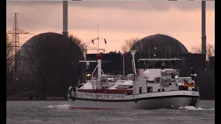 #135 Shipspotting: Binnenschiffe auf dem Rhein / Bayerischer Wald, Odin, Genfersee bei Groß-Rohrheim