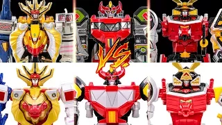 PowerRangers Deluxe VS Joint Union WildForce MegaZord MMPR LegacyMegaZord SamuraiMegaZord Transform