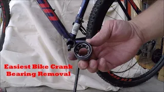 Easiest Bike Crank Bearing Removal