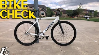 Beater bikes can be beautiful. | Leader 721 Fixed Gear Bike Check