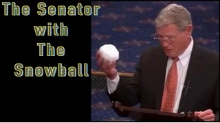 The Senator with The Snowball