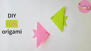 How To Make Easy Origami Paper Fish | How to Make a Simple Paper Fish DIY