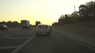 Impatient driver trying to merge on to Interstate 4