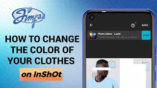 HOW TO CHANGE THE COLOR OF YOUR CLOTHES ON INSHOT #inshot #colors #greenscreen