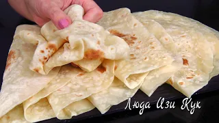 Easy Flatbread Recipe (No Yeast) Only flour and water ⏩ RECIPE EVERYONE SHOULD KNOW HOW TO COOK