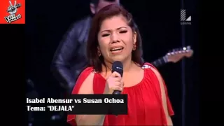 Isabel Abensur vs Susan Ochoa cantan "Déjala" | Batallas | La Voz Perú 2015