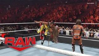 2K24 RAW Kabuki Warriors vs Sasha Banks and Bianca Belair