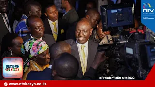 DP Ruto speaks after arriving for Presidential Debate at CUEA