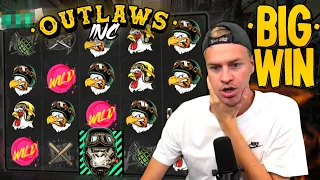 Big Win on Outlaws INC Bonus! (New Slot)