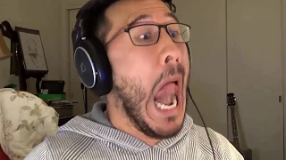 Markiplier Getting Over it Biggest Falls and Rage Compilation (After Completion)