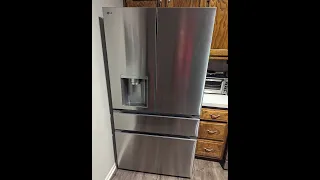 Review & Setup LG 29 cu. ft. SMART french door refrigerator full convert drawer printproof stainless