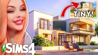 Can I Build This Real Life Mansion as a Tiny Home in The Sims 4?? Sims 4 Tiny Home Build Challenge