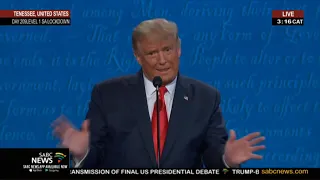 Trump vs Biden | Final US presidential debate