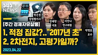 [몰아보기] "집값, 여전히 비상식적".. 거래량 증가에 고개 드는 바닥론.. "반등은 시기상조".. 부동산 PF 위기는 자명한가 / 경제자유살롱 / SBS