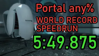 Portal any% Speedrun in 5:49