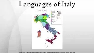 Languages of Italy