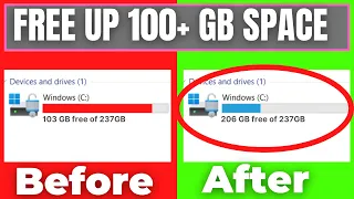 How to FREE UP Disk Space on Windows 11/10 (2022)