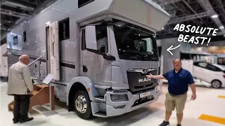 Touring RVs at The Worlds Largest RV Show in Dusseldorf Germany!