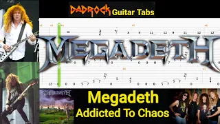 Addicted To Chaos - Megadeth - Guitar + Bass TABS Lesson