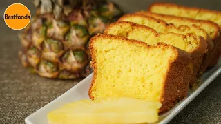 Pineapple Cake │Pineapple Sponge Cake│Super Moist Pineapple Cake