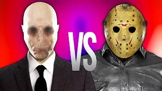 ДЖЕЙСОН ВУРХИЗ VS СЛЕНДЕРМЕН | СУПЕР РЭП БИТВА | Slenderman ПРОТИВ Jason Voorhees Friday the 13th