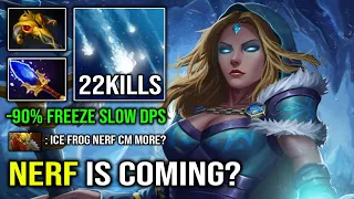 Ice Frog Will 100% Nerf CM After Seeing this Video | WTF Freezing Slow DPS Crystal Maiden Dota 2