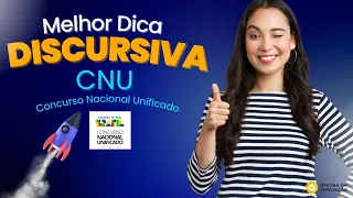 Prova Discursiva CNU - Orientação| Discas| Atividades Gratuitas  #cnu #concursounificado #discursiva