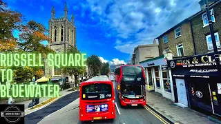 Join me on LONDON  BUS RIDE from the heart of London to Bluewater