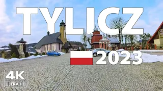 Tylicz, Poland Walking Tour ⛅️ (4K Ultra HD) – With Captions