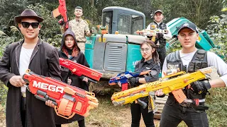 LTT Game Nerf War : Couple Warriors SEAL X Nerf Guns Fight Crime Mr Zero Scazy Nerf Mod Future