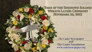 Wreath Laying at The Tomb of the Unknown Soldier by The Cadet