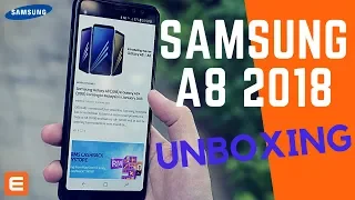 Samsung A8 2018 Unboxing First Look And Power On - Samsung A8 2018 Распаковка Включение