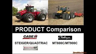 Competitive Comparison 2011 | Case IH Steiger & Quadtrac VS Challenger MT800C & MT900C