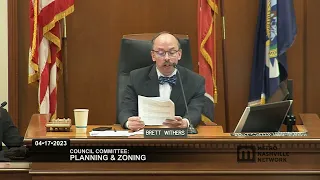 04/17/23 Council Committee: Planning & Zoning