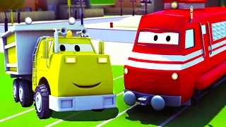 Troy der Zug und der Muldenkipper in Car City | Auto & Lastwagen Cartoons für Kinder