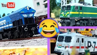HO Scale Indian Railways Miniature Model Train Derailment and Fails Part 2 | model train videos