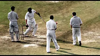 Bradman's final innings - in colour