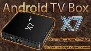 Супер бюджетник TV Box X7 5G Новинка с неплохими характеристиками Распаковка