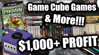 INSANE PROFIT - GameCube Games, VCR's, DVD's & MORE | Live Game Hunting w/ GOTG
