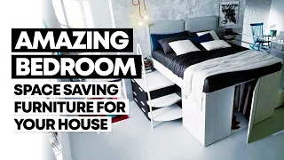 Amazing Bedroom SPACE SAVING FURNITURE for your house!
