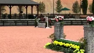 Sashing doing baby green Hunter at tryon