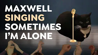 🎵 MAXWELL CAT IS SINGING "SOMETIMES I'M ALONE" 🏆 CAT SONG AWARDS 2023 #funny #catmemes #catlover